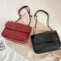 Women Retro PU Crossbody Bag Shoulder Bag Western Style Purses Handbags