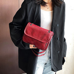 Women Retro PU Crossbody Bag Shoulder Bag Western Style Purses Handbags