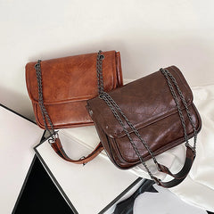 Women Retro PU Crossbody Bag Shoulder Bag Western Style Purses Handbags