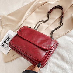 Women Retro PU Crossbody Bag Shoulder Bag Western Style Purses Handbags