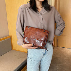 Retro PU Crossbody Bag Shoulder Bag Western Style Purses And Handbag