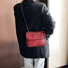 Retro PU Crossbody Bag Shoulder Bag Western Style Purses And Handbag