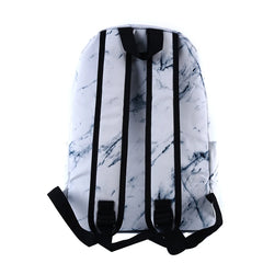 Marbling Canvas Backpack for Teenage Girls | Large Capacity School Bag