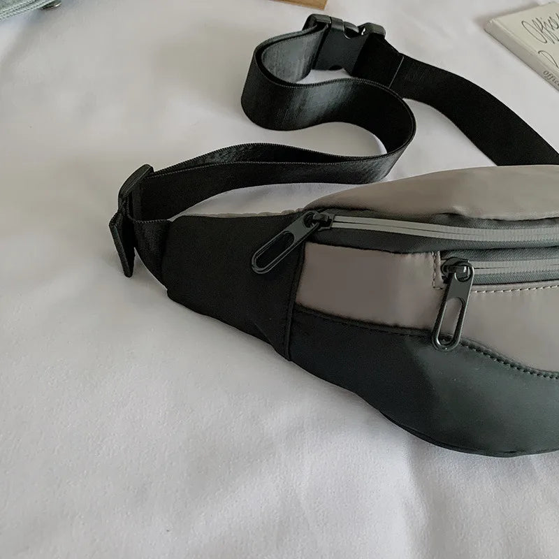 Women Fanny Pack Oxford Waist Bag Crossbody Sling Bag