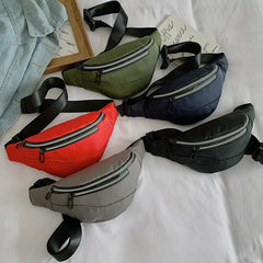 Women Fanny Pack Oxford Waist Bag Crossbody Sling Bag
