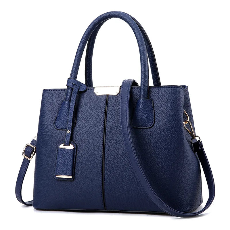 Women Leather Shoulder Bag Ladies Messenger Crossbody Tassel Zipper Tote