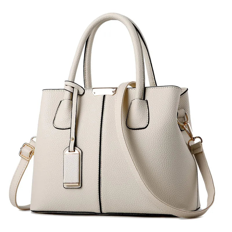 Women Leather Shoulder Bag Ladies Messenger Crossbody Tassel Zipper Tote