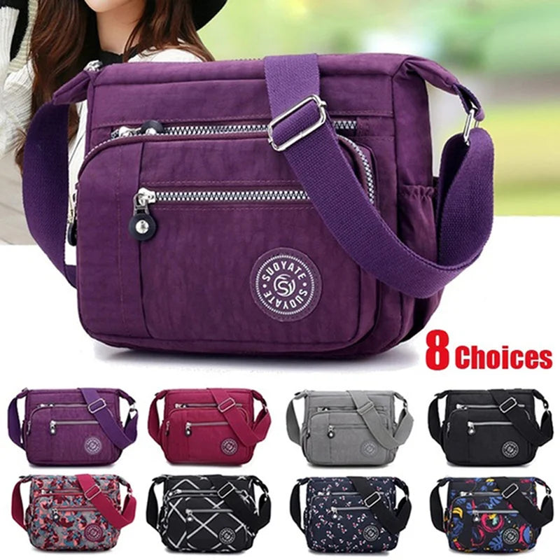 Women Waterproof Messenger Bag Diagonal Shoulder Bag