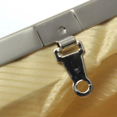 Satin Crystal Bridal Clutch Evening Bag Wedding Purse