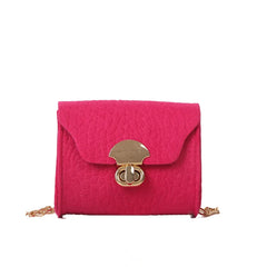 Women Messenger Bag Casual Solid Felt Mini Tote Bag Single Shoulder Crossbody