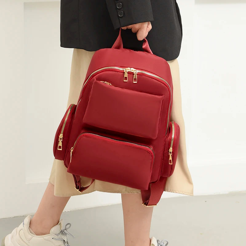 Waterproof Oxford Backpack for Women School Travel Mochilas
