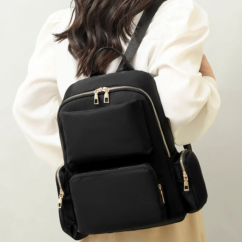 Waterproof Oxford Backpack for Women School Travel Mochilas