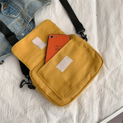 Women Canvas Handbag Zipper Shoulder Bag Tote Bag for Outdoor