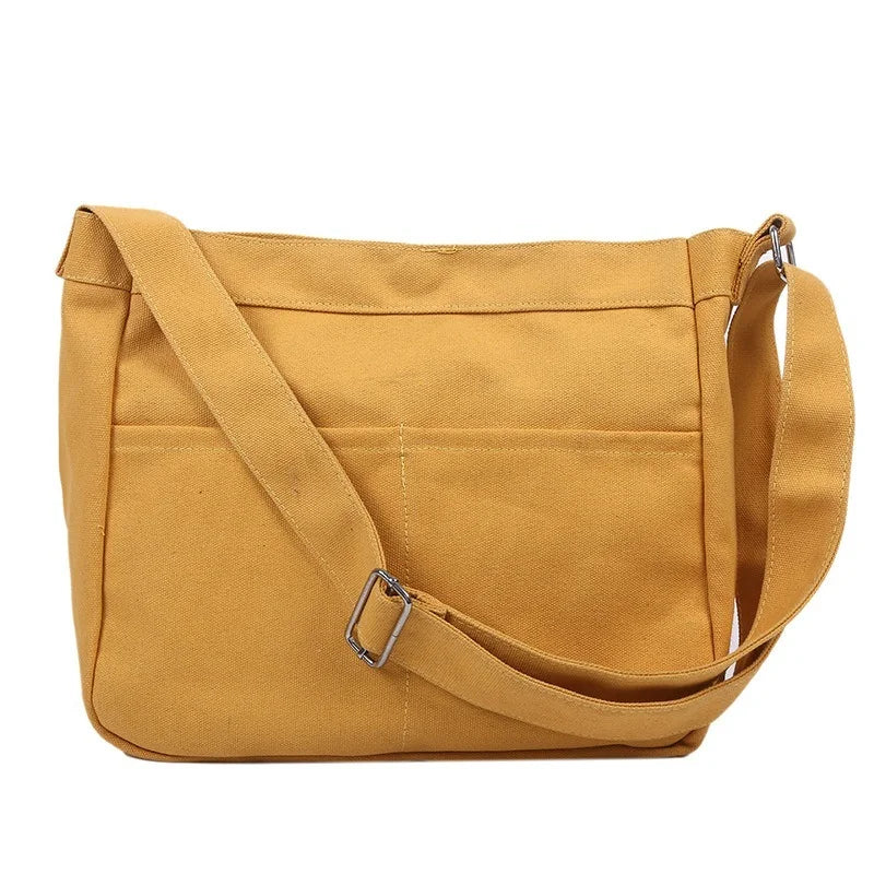 Women's School Bag Large Capacity Canvas Shoulder Bags Female Handbags