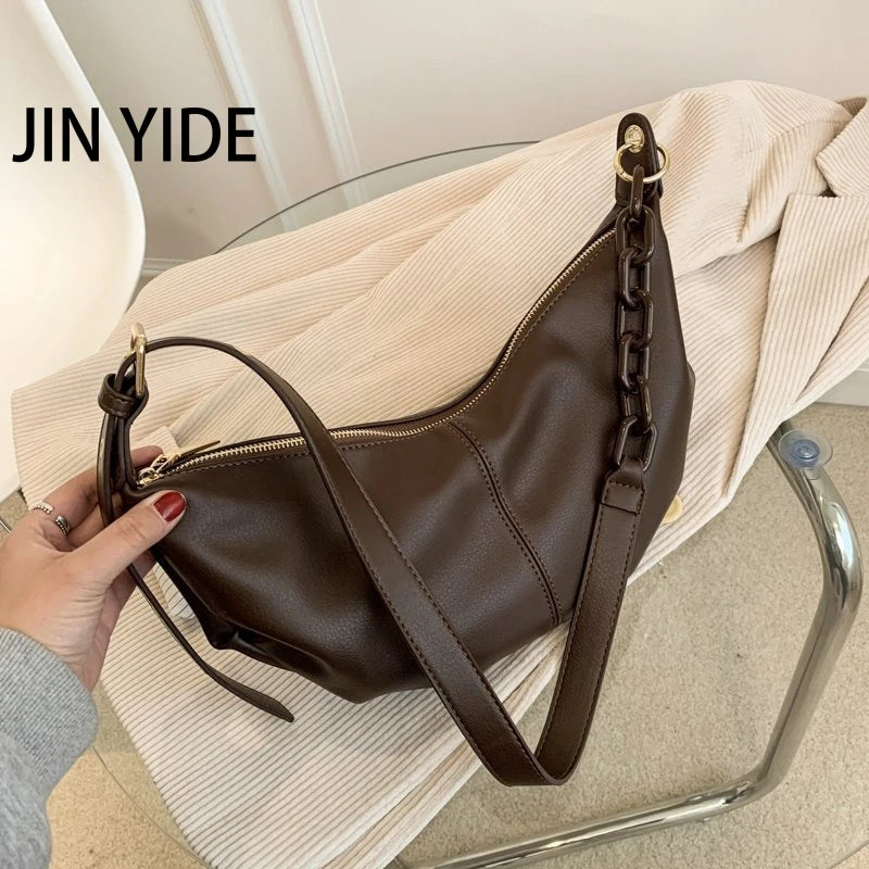 Women Soft Leather Handbags High Vintage Crossbody Bags for Women