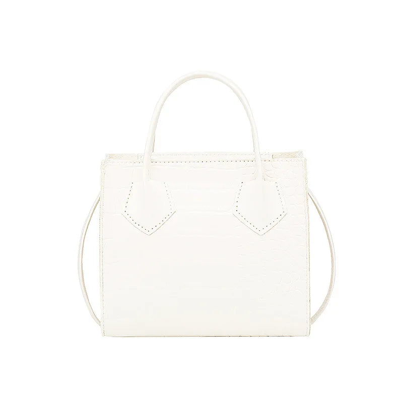 Women's Crocodile Pattern Crossbody Bag PU Leather Shoulder Tote