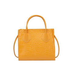 Women's Crossbody Bag Crocodile Pattern Shoulder Tote Bag