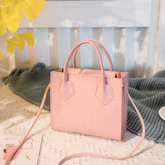 Women's Crossbody Bag Crocodile Pattern Shoulder Tote Bag