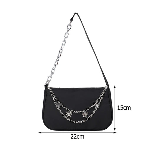 Women's Butterfly Chain Handbags Spring Shoulder Bag Ladies Small Tote