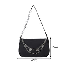 Women's Butterfly Chain Handbags Spring Shoulder Bag Ladies Small Tote
