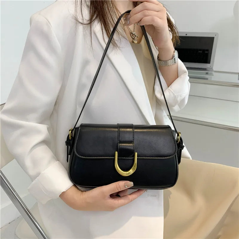 One Shoulder Messenger Bag Versatile Commuter Handbag