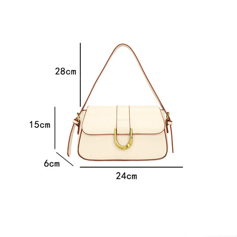 One Shoulder Messenger Bag Versatile Commuter Handbag