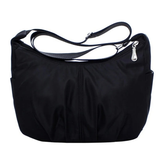 Waterproof Nylon Hobo Messenger Bag Women Crossbody Shoulder Handbag