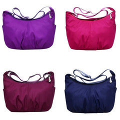 Waterproof Nylon Hobo Messenger Bag Women Crossbody Shoulder Handbag
