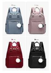 Women's Waterproof Nylon Backpack for Travel