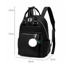 Women's Waterproof Nylon Backpack for Travel