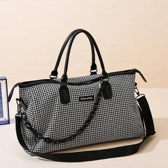 Large Capacity Travel Bag Tote Knit Fabric Backpack
