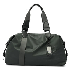 Large Capacity PU Leather Travel Bag Gym Handbag