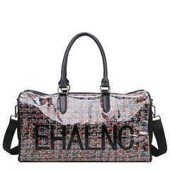 Large Capacity Women Travel Bag Portable Yoga Fitness Bag