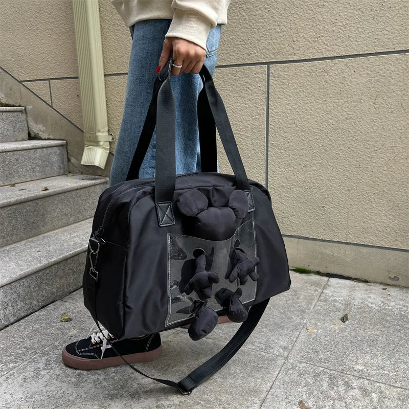 Lightweight Bear Luggage Bag for Short Trips