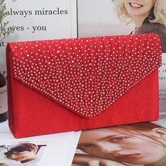 Elegant Wedding Party Clutch Crossbody Bag with Magnetic Closure