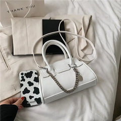 Women's Saddle Bag PU Long Shoulder Strap Girls Shopping Storage Bag
