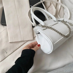 Women's Saddle Bag PU Long Shoulder Strap Girls Shopping Storage Bag