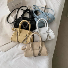 Women's Saddle Bag PU Long Shoulder Strap Girls Shopping Storage Bag