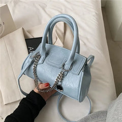 Women's Saddle Bag PU Long Shoulder Strap Girls Shopping Storage Bag