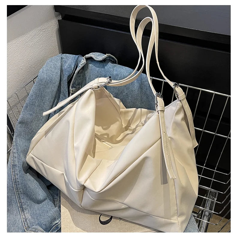Nylon Vintage Messenger Shoulder Bag for Women