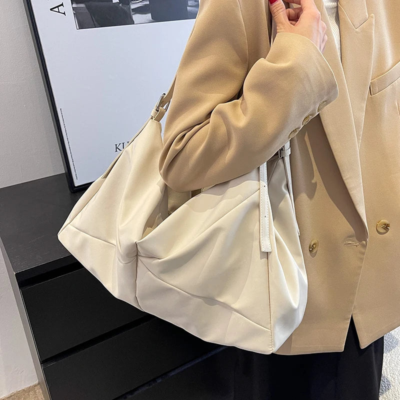 Nylon Vintage Messenger Shoulder Bag for Women