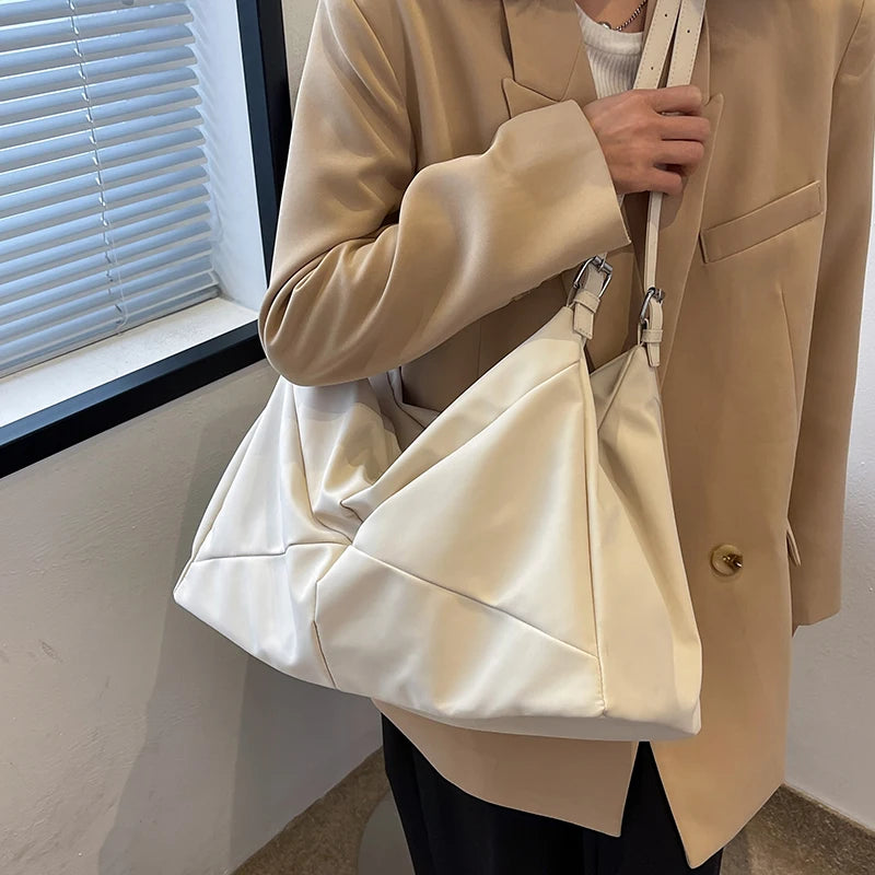 Nylon Vintage Messenger Shoulder Bag for Women