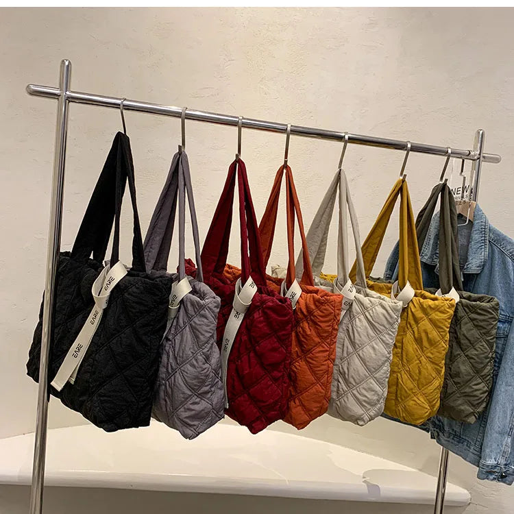 Winter Down Space Tote Bag Shoulder Female Bag