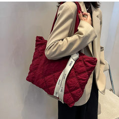 Winter Down Space Tote Bag Shoulder Female Bag
