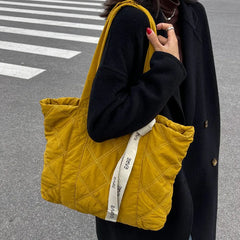 Winter Down Space Tote Bag Shoulder Female Bag