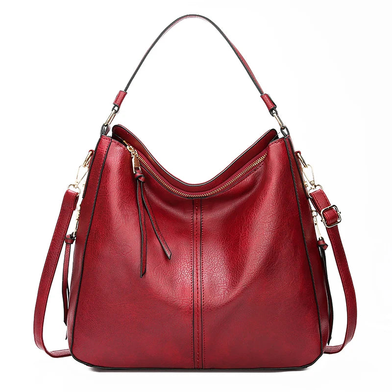Women PU Leather Handbag Shoulder Crossbody Bag Casual Totes Messenger Bag