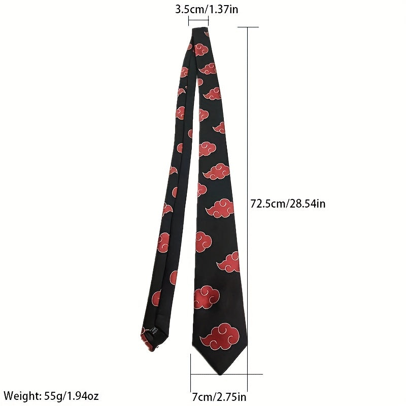 2D Cosplay Red Cloud Men's Shirt Tie