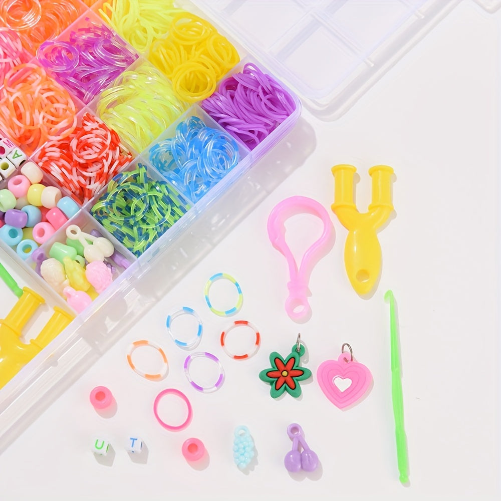 20 Colors Rubber Bands Set Hair Styling Accessories Beginners Gift