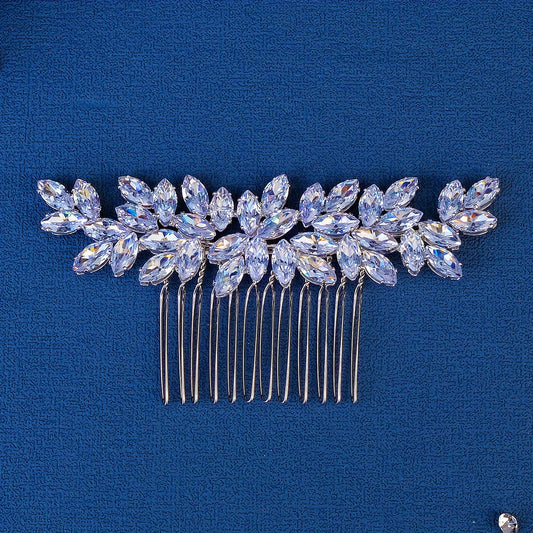 Sparkling Crystal Hair Comb Bridal Wedding Hair Accessories Head Jewelry