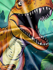 Comics T Rex Print Boy's T-shirt Short Sleeve